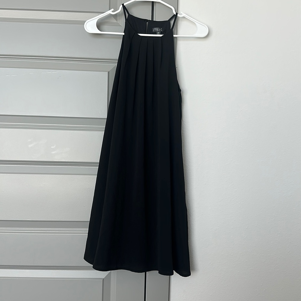 Black Pleated Dress